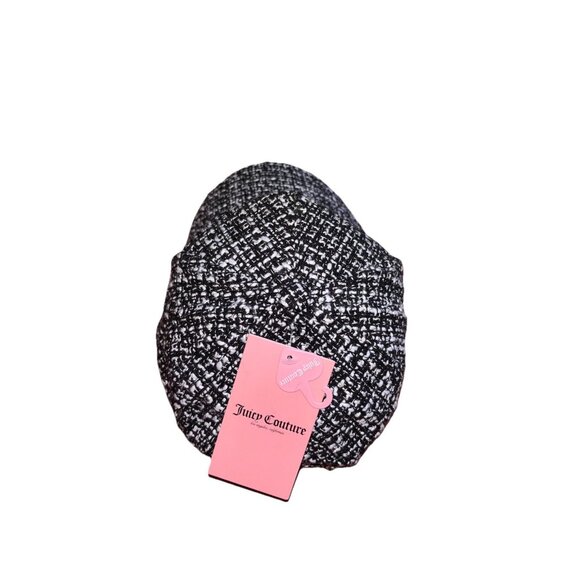 Juicy Couture Black White Baseball Cap Hat Embroidered JUICY Logo NWT Y2K Vibes - Picture 6 of 10